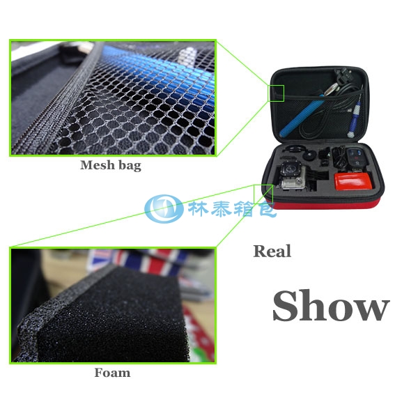 （標(biāo)準(zhǔn)中號(hào)）紅色 EVA相機(jī)包內(nèi)部材料圖