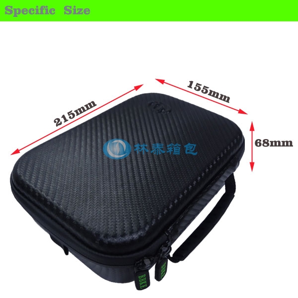 （非標(biāo)準(zhǔn)小號）黑色pu EVA相機(jī)包尺寸圖