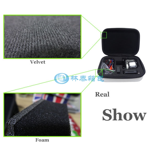 （非標(biāo)準(zhǔn)小號）銀色 EVA相機(jī)包內(nèi)部材料細(xì)節(jié)